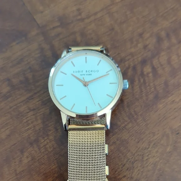 Eddie Borgo Rose Gold Mesh Strap Watch - Picture 2 of 4